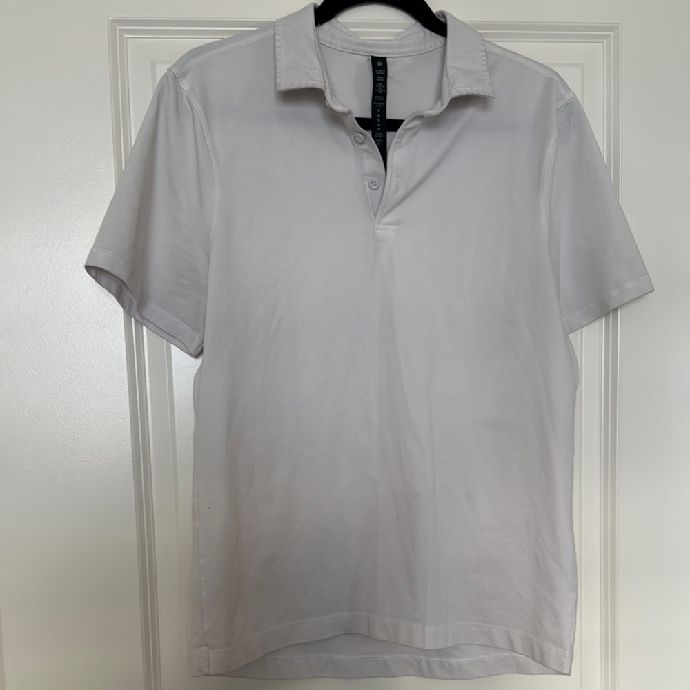 Men's White Polo Shirt
